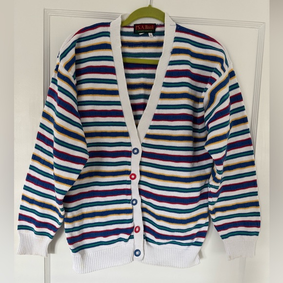 *vintage* Jos. A. Bank Sportswear cardigan / men’s large / button front - Picture 1 of 7